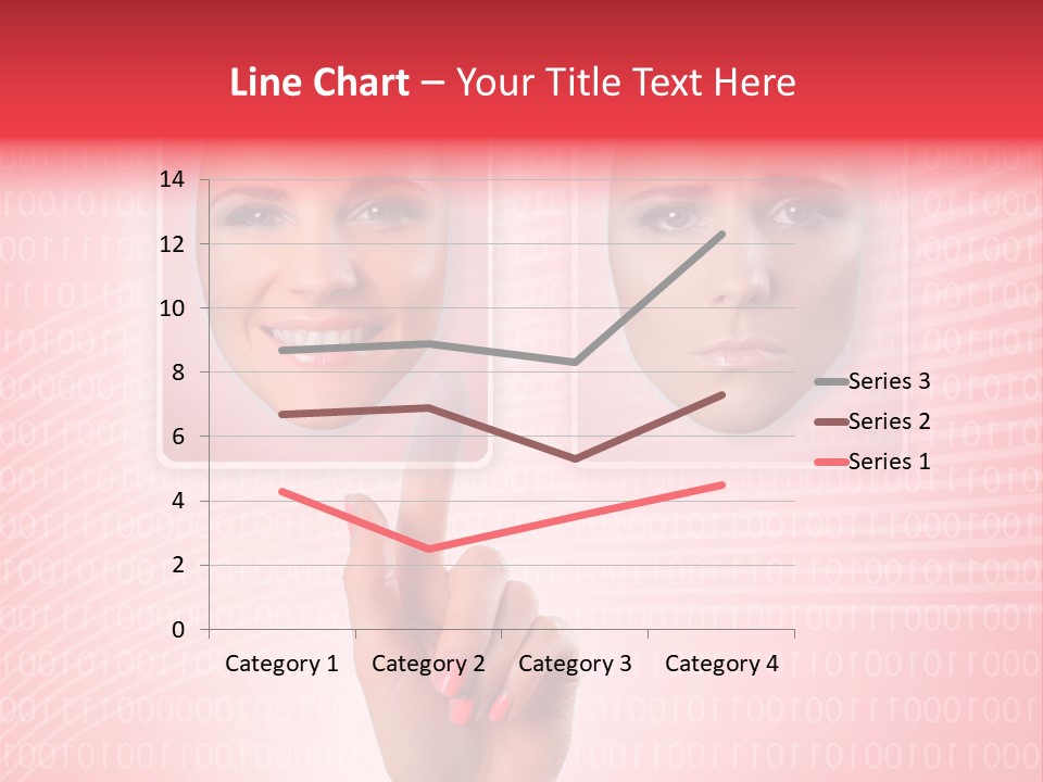 People Woman Icons PowerPoint Template