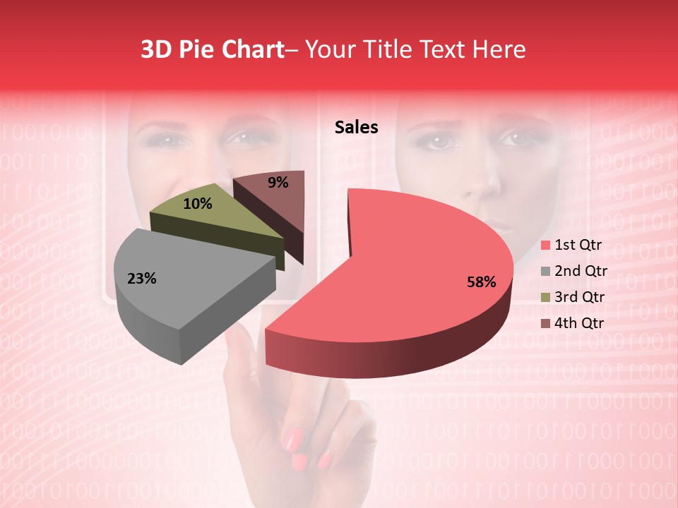 People Woman Icons PowerPoint Template