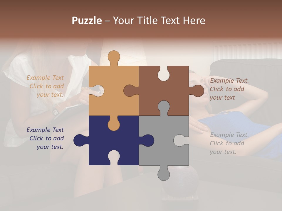 Psychologist Mental Help PowerPoint Template