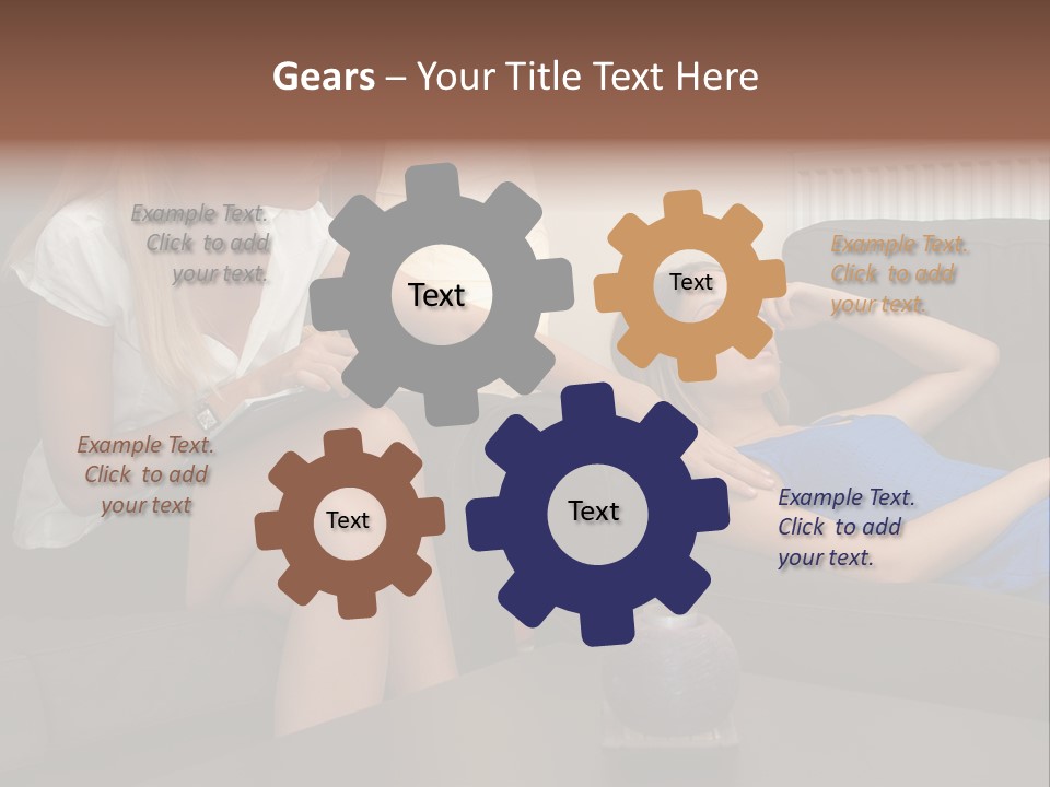 Psychologist Mental Help PowerPoint Template