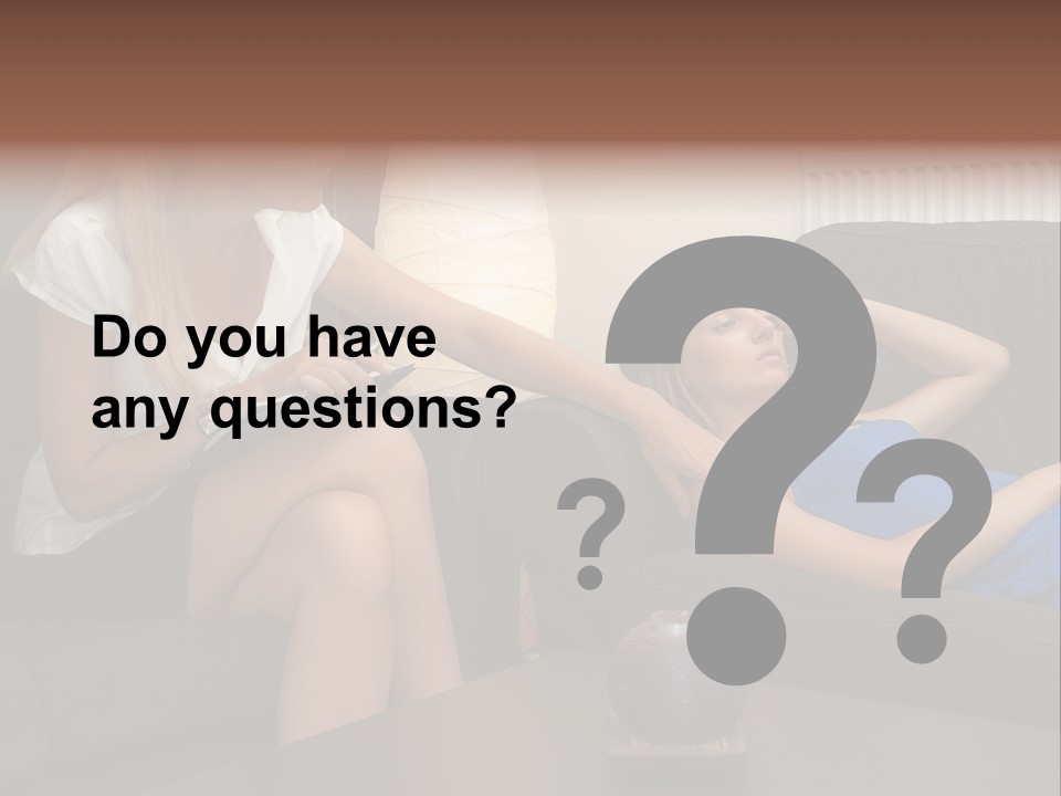 Psychologist Mental Help PowerPoint Template