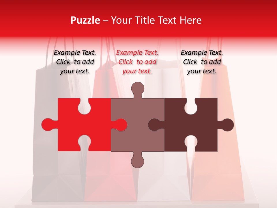 A Group Of Bags Sitting On Top Of A Table PowerPoint Template