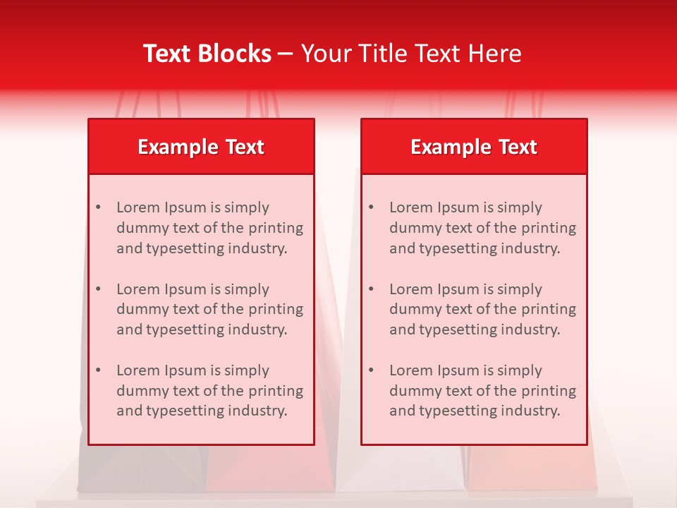 A Group Of Bags Sitting On Top Of A Table PowerPoint Template