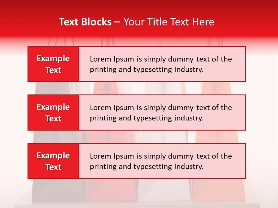 A Group Of Bags Sitting On Top Of A Table PowerPoint Template