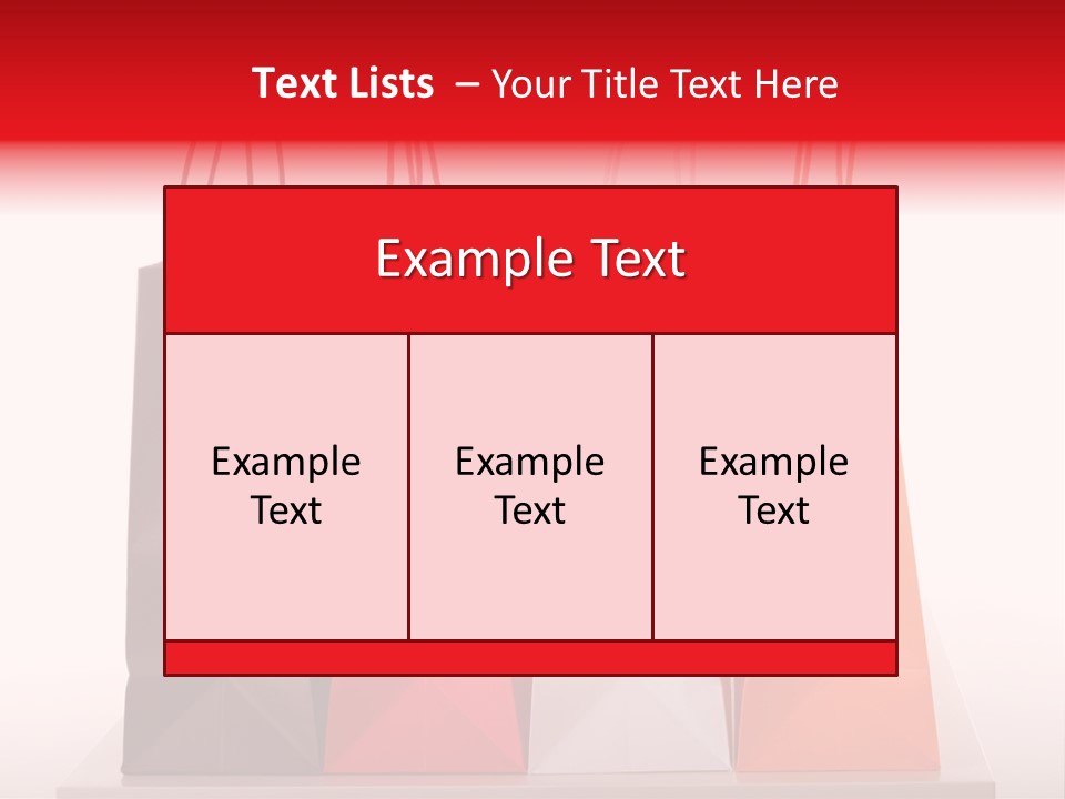 A Group Of Bags Sitting On Top Of A Table PowerPoint Template