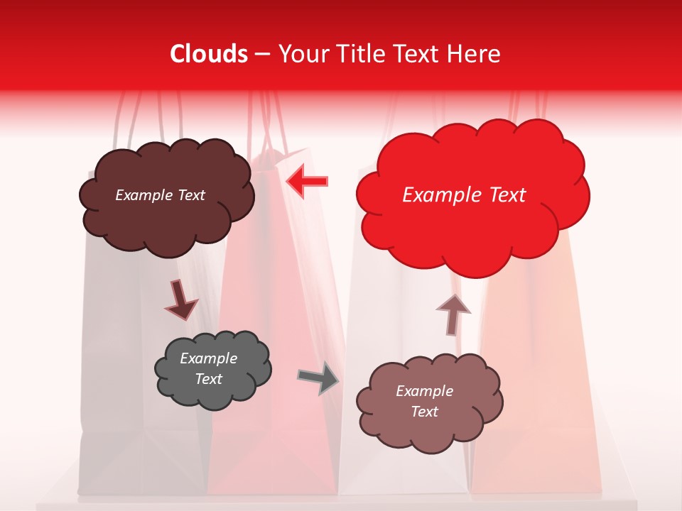 A Group Of Bags Sitting On Top Of A Table PowerPoint Template