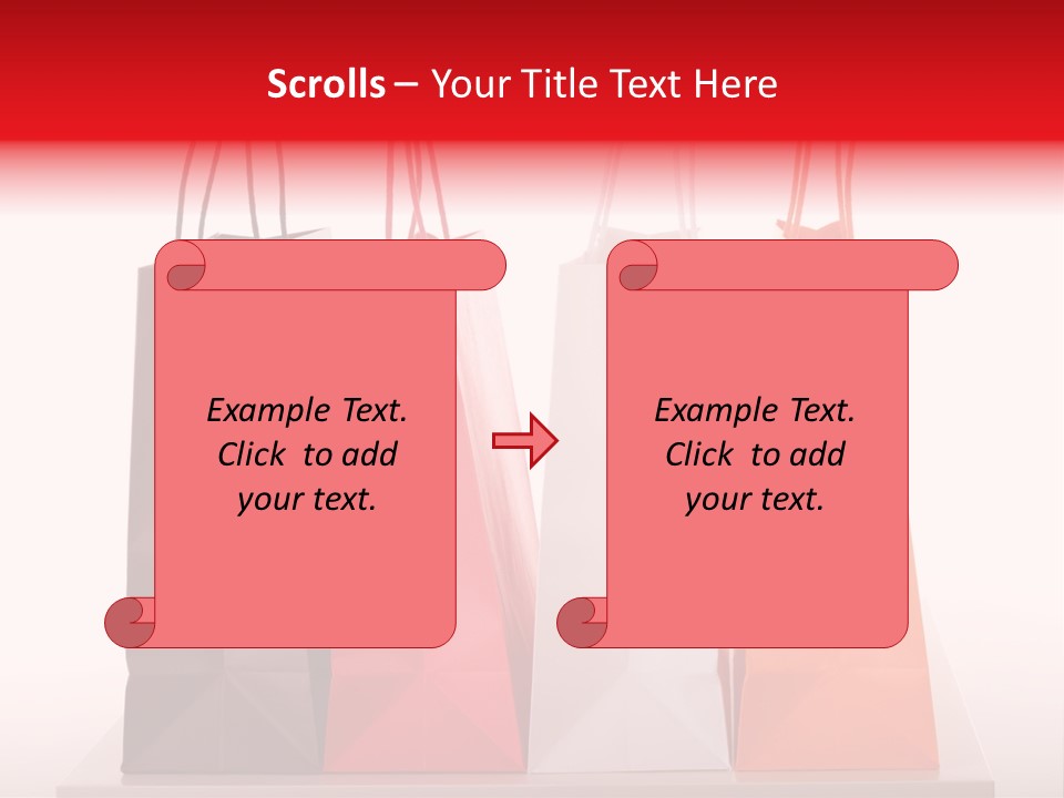 A Group Of Bags Sitting On Top Of A Table PowerPoint Template