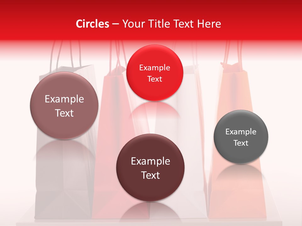 A Group Of Bags Sitting On Top Of A Table PowerPoint Template