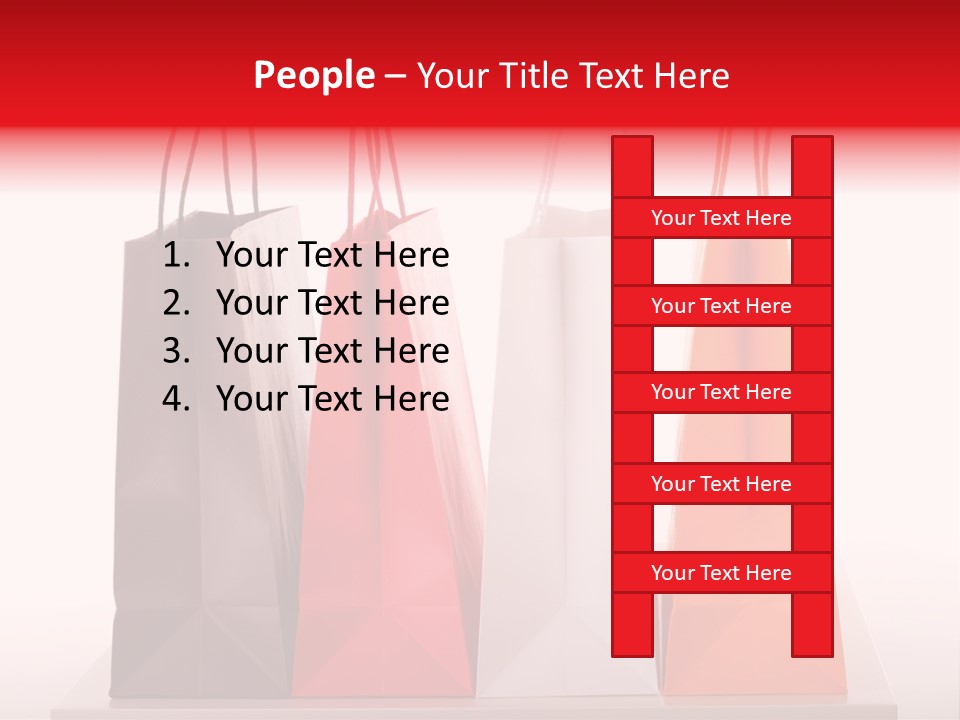 A Group Of Bags Sitting On Top Of A Table PowerPoint Template