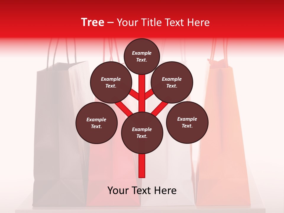 A Group Of Bags Sitting On Top Of A Table PowerPoint Template