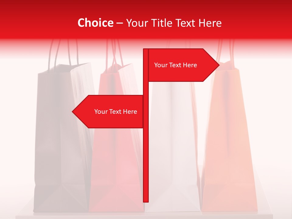 A Group Of Bags Sitting On Top Of A Table PowerPoint Template