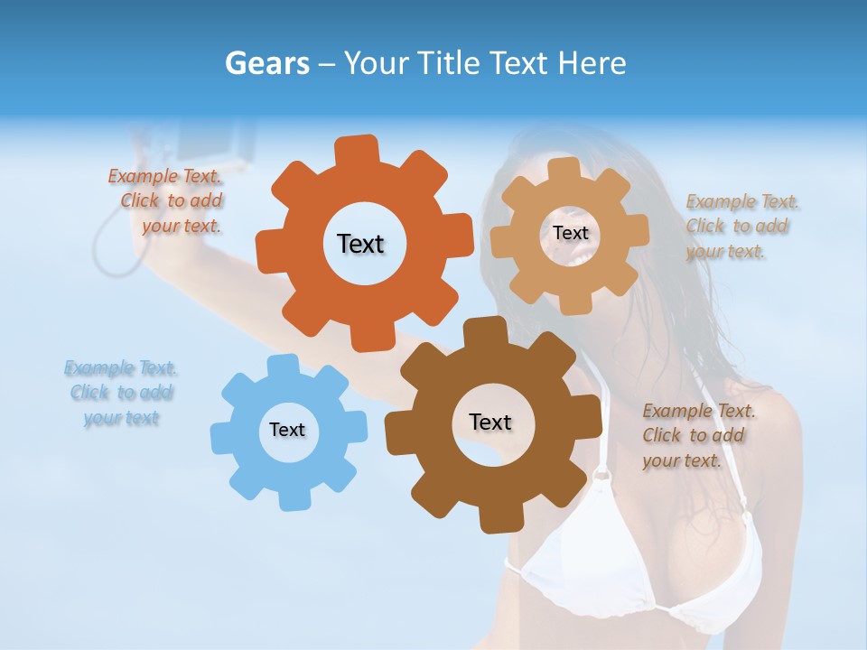 Fan Background Freedom PowerPoint Template