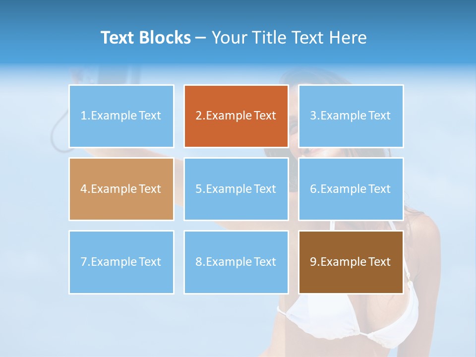 Fan Background Freedom PowerPoint Template