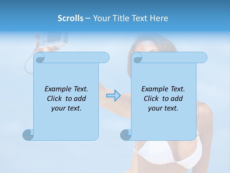 Fan Background Freedom PowerPoint Template