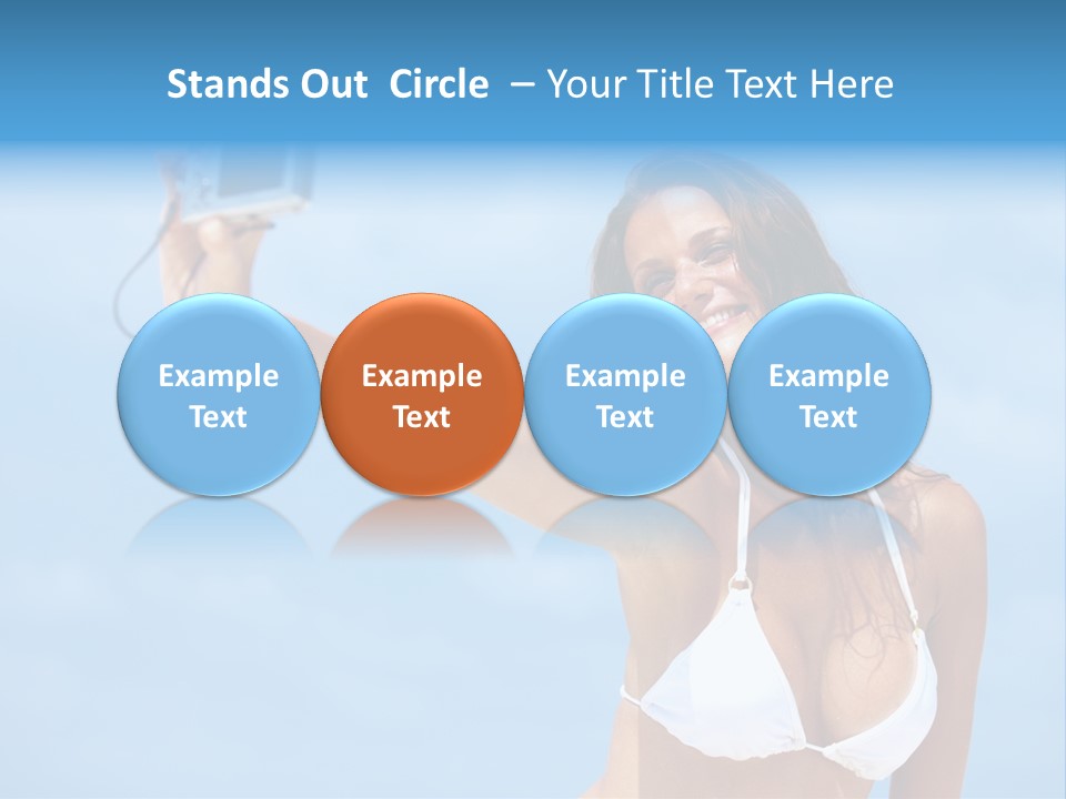 Fan Background Freedom PowerPoint Template