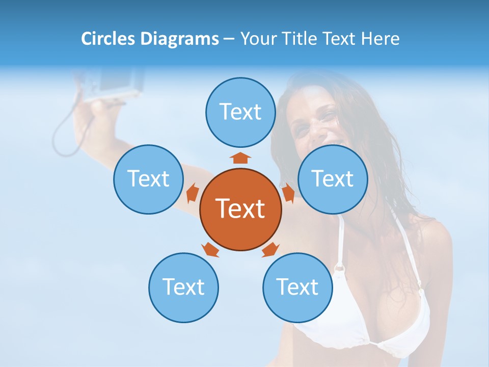 Fan Background Freedom PowerPoint Template