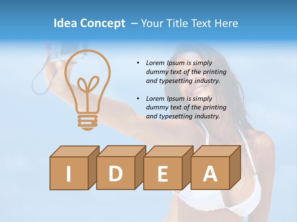 Fan Background Freedom PowerPoint Template