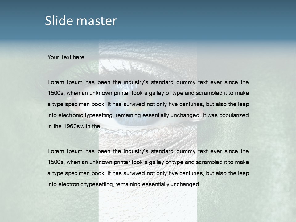 Fan Background Freedom PowerPoint Template