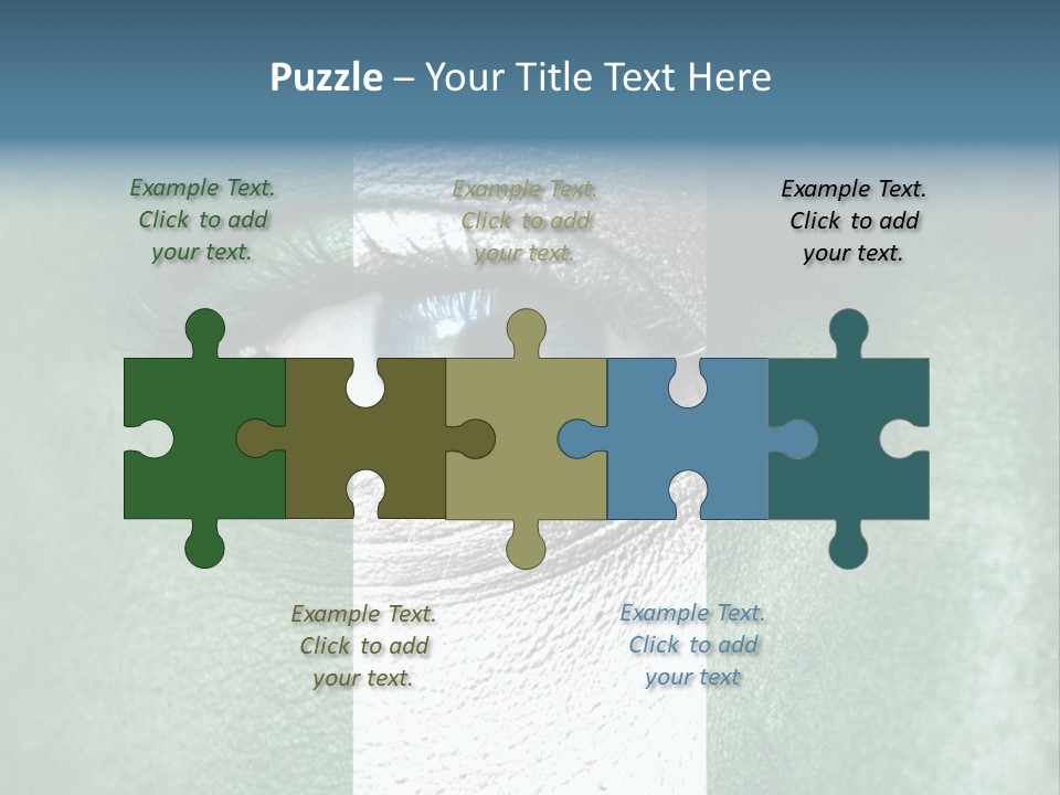 Fan Background Freedom PowerPoint Template