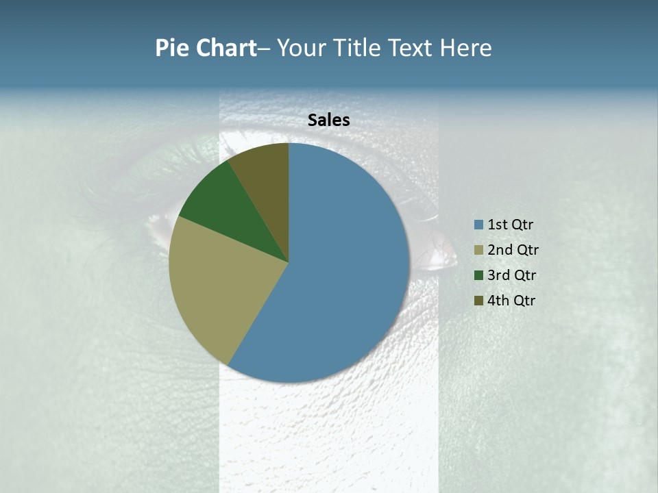 Fan Background Freedom PowerPoint Template