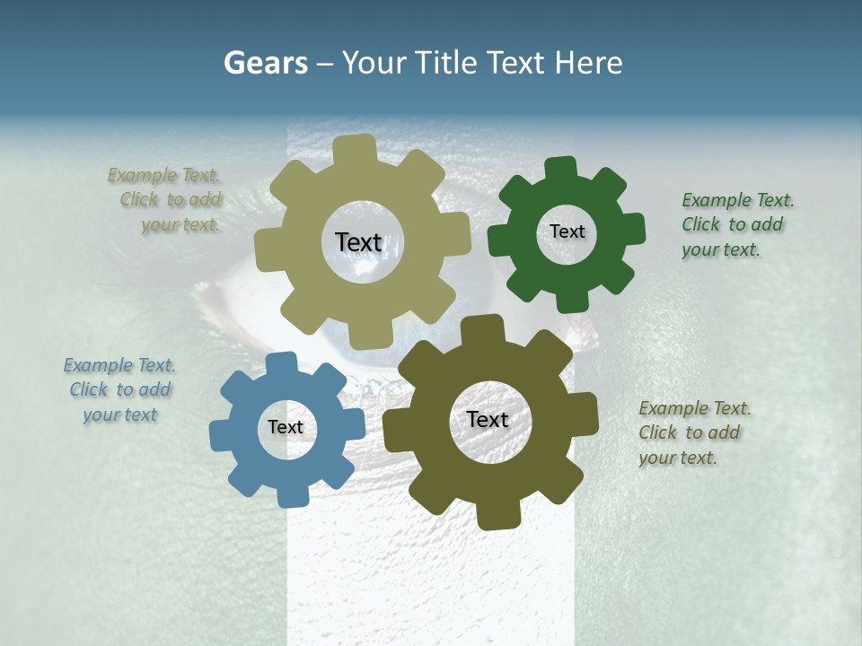 Fan Background Freedom PowerPoint Template