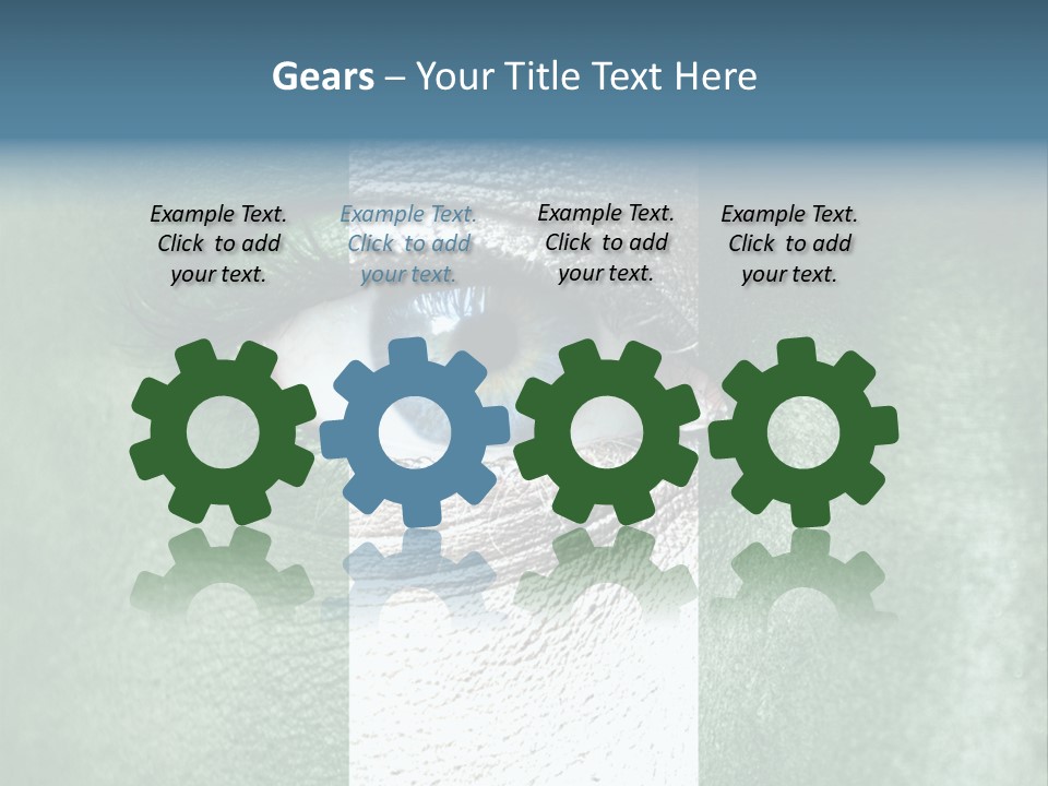 Fan Background Freedom PowerPoint Template