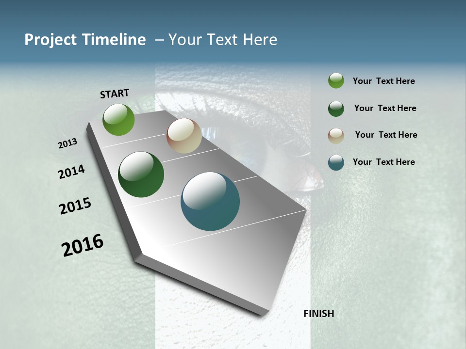 Fan Background Freedom PowerPoint Template