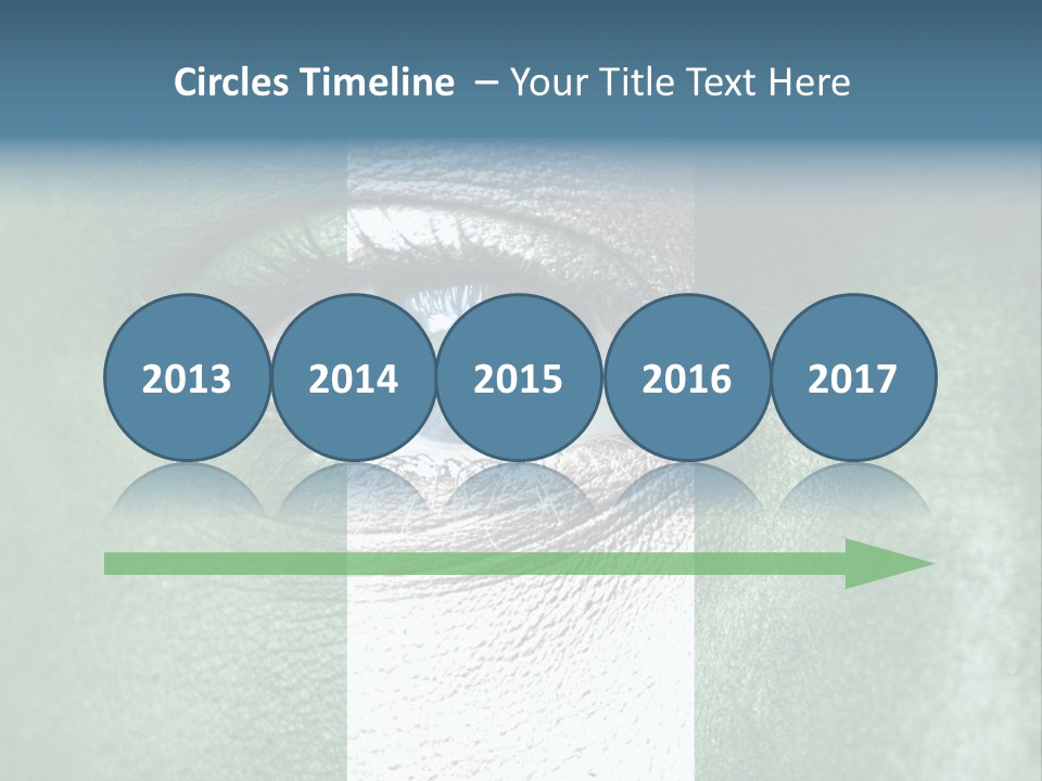 Fan Background Freedom PowerPoint Template