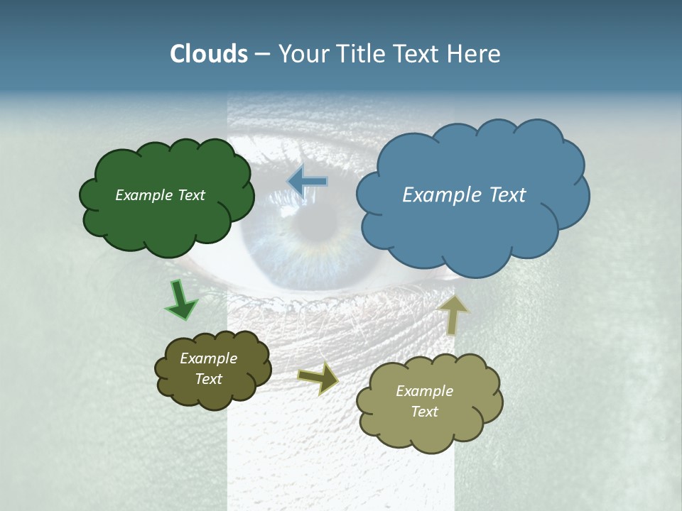Fan Background Freedom PowerPoint Template