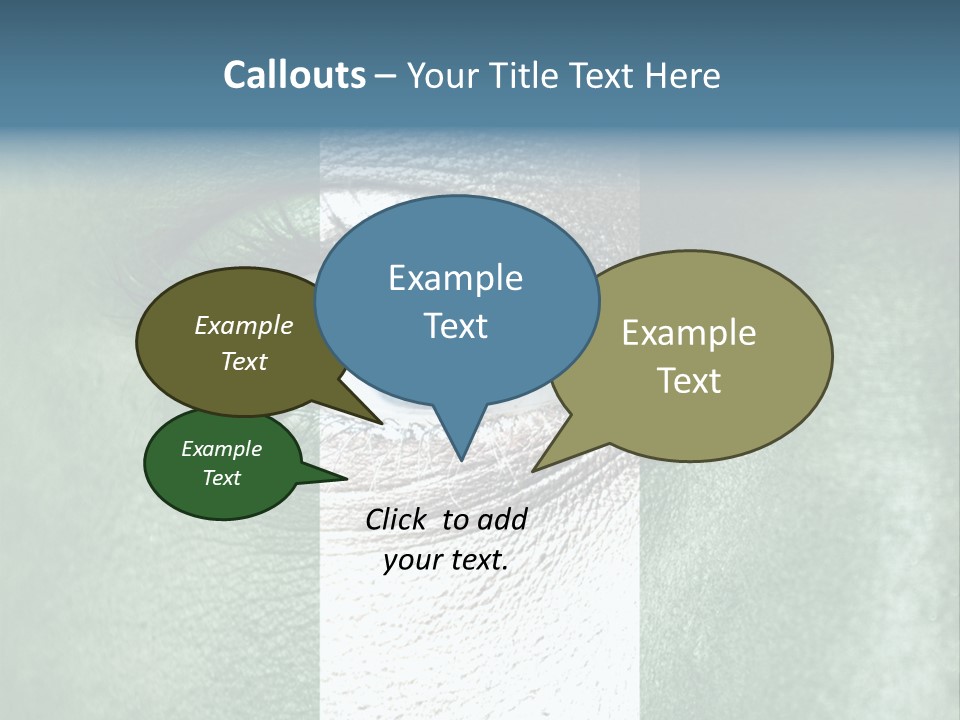 Fan Background Freedom PowerPoint Template