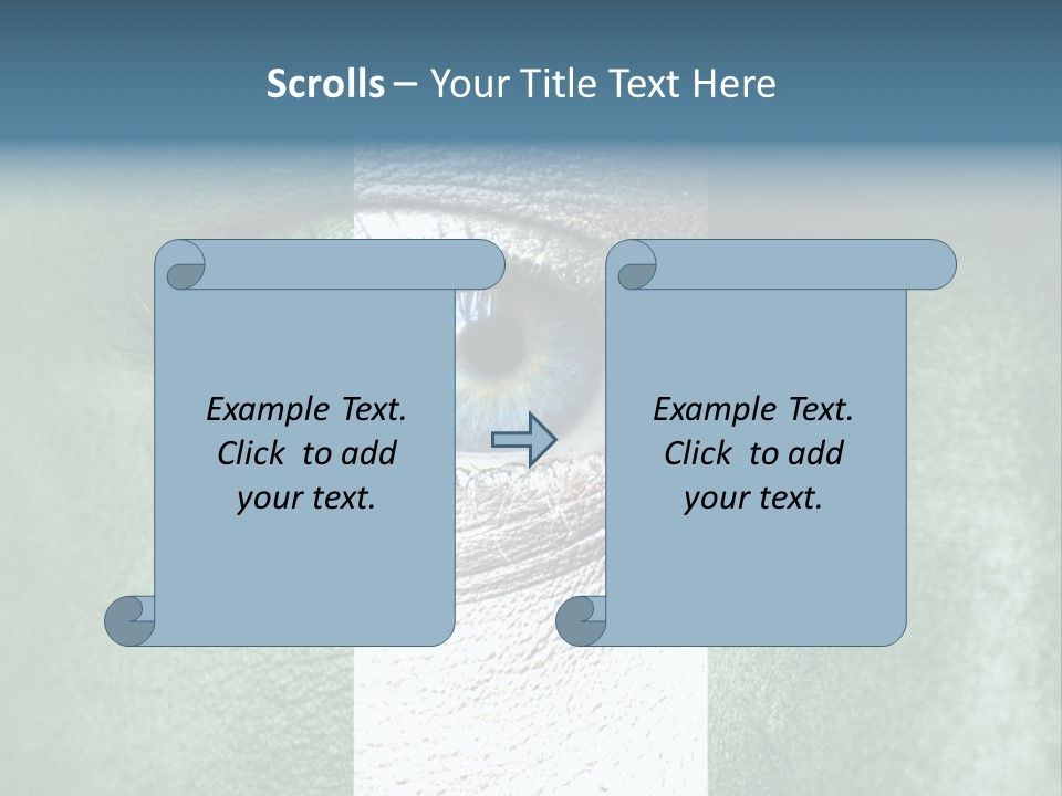 Fan Background Freedom PowerPoint Template