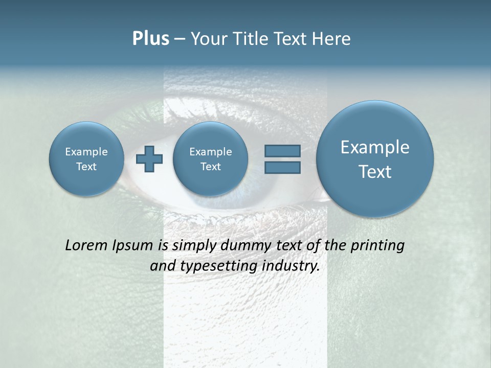Fan Background Freedom PowerPoint Template