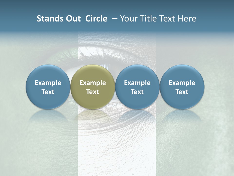 Fan Background Freedom PowerPoint Template