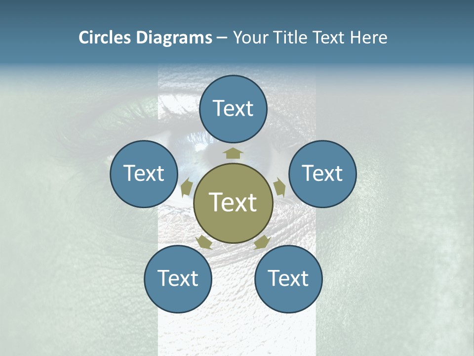 Fan Background Freedom PowerPoint Template