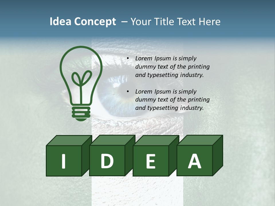 Fan Background Freedom PowerPoint Template