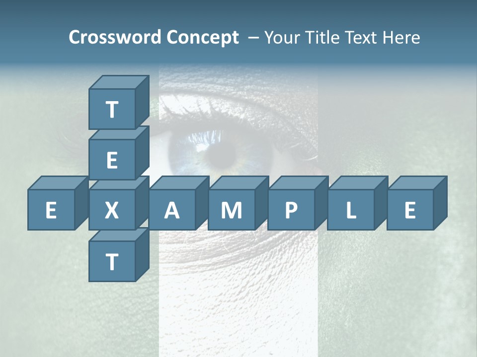 Fan Background Freedom PowerPoint Template