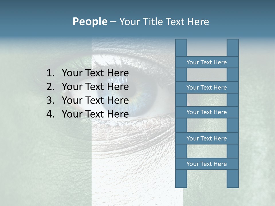 Fan Background Freedom PowerPoint Template