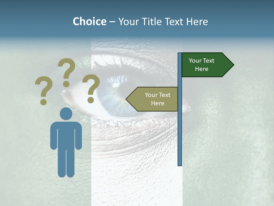 Fan Background Freedom PowerPoint Template