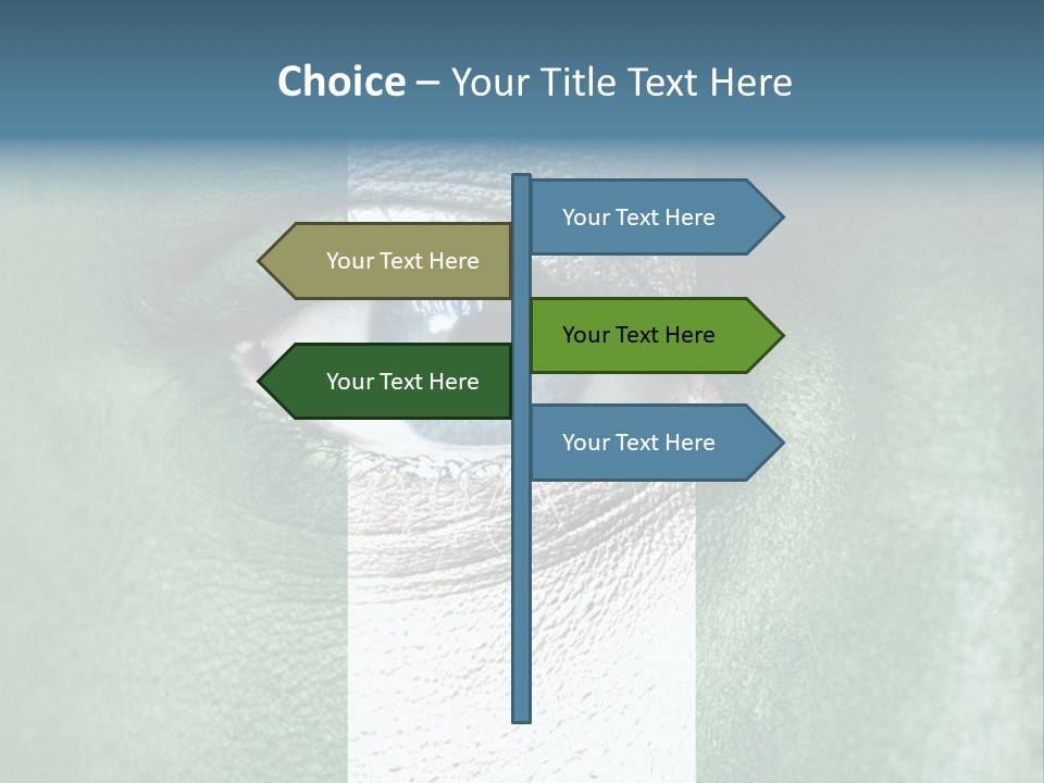 Fan Background Freedom PowerPoint Template