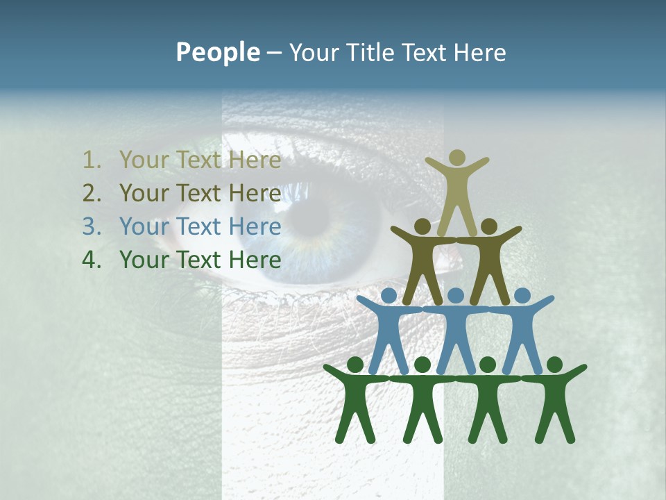 Fan Background Freedom PowerPoint Template