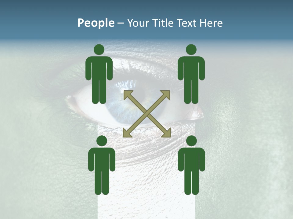 Fan Background Freedom PowerPoint Template