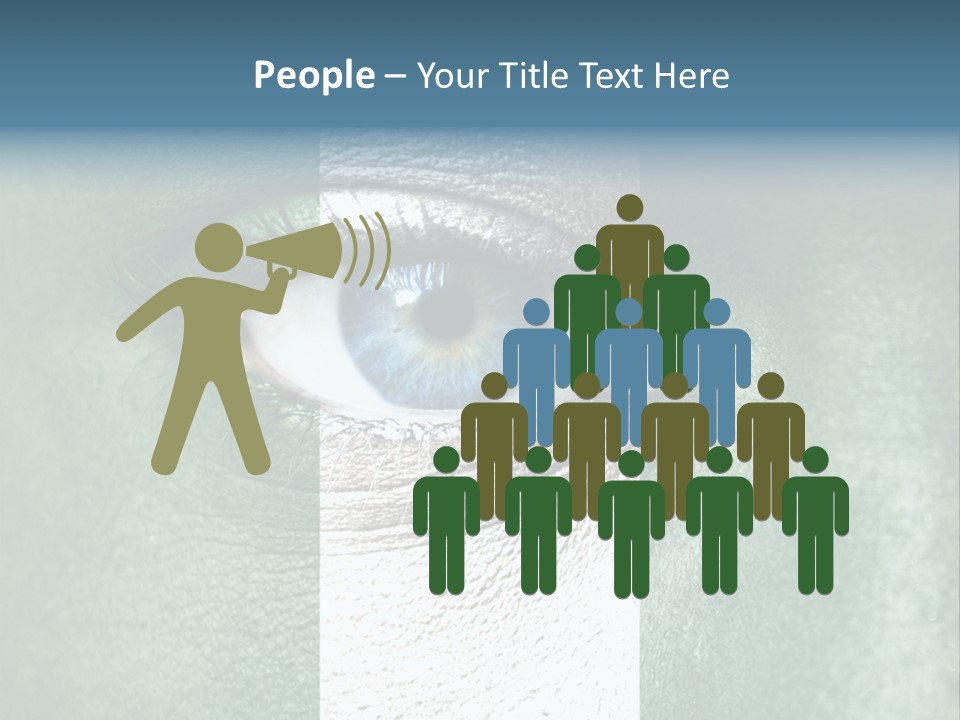 Fan Background Freedom PowerPoint Template