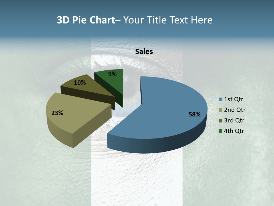Fan Background Freedom PowerPoint Template