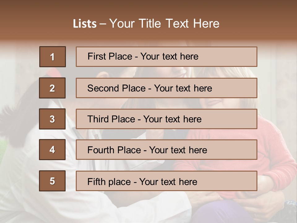 Paediatrician Mother Sick PowerPoint Template