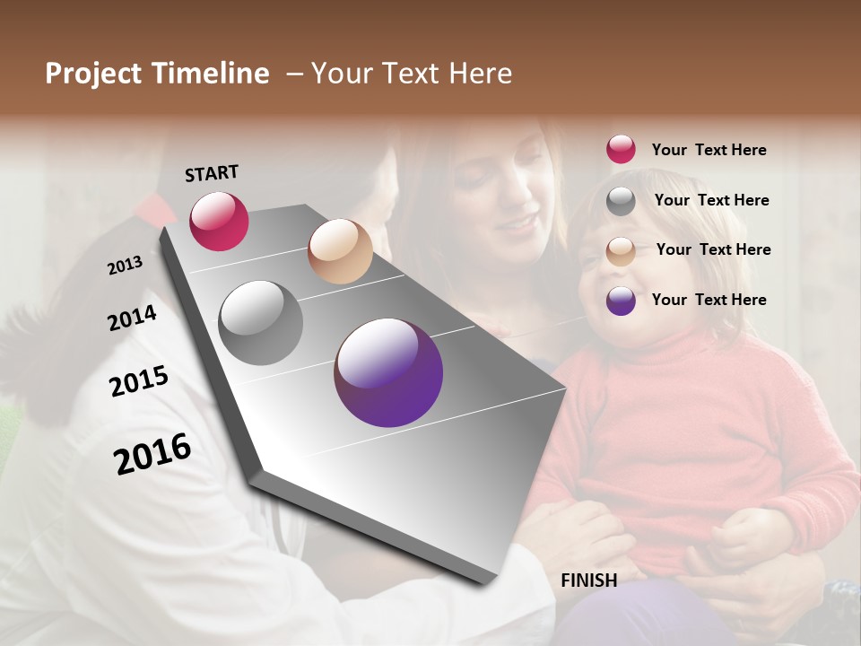 Paediatrician Mother Sick PowerPoint Template