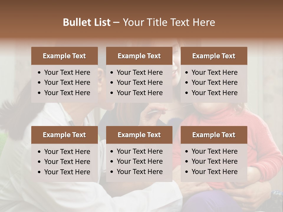 Paediatrician Mother Sick PowerPoint Template