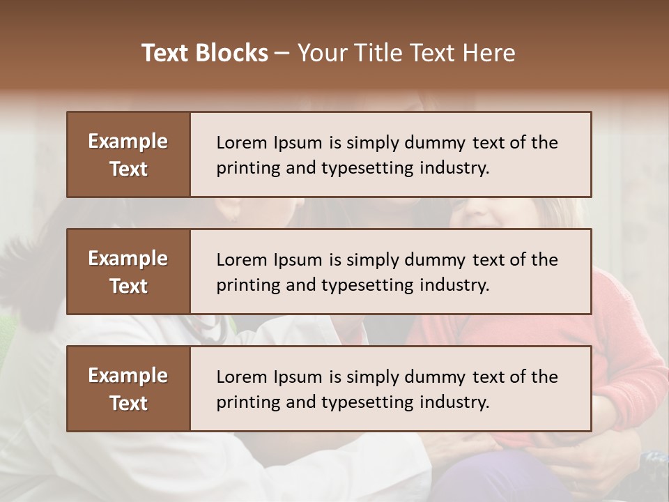 Paediatrician Mother Sick PowerPoint Template