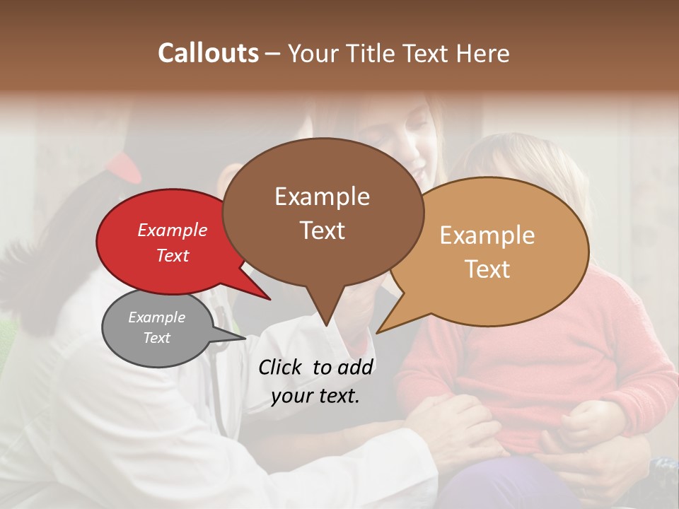 Paediatrician Mother Sick PowerPoint Template