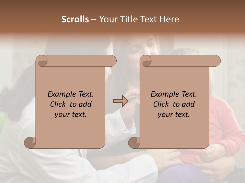 Paediatrician Mother Sick PowerPoint Template