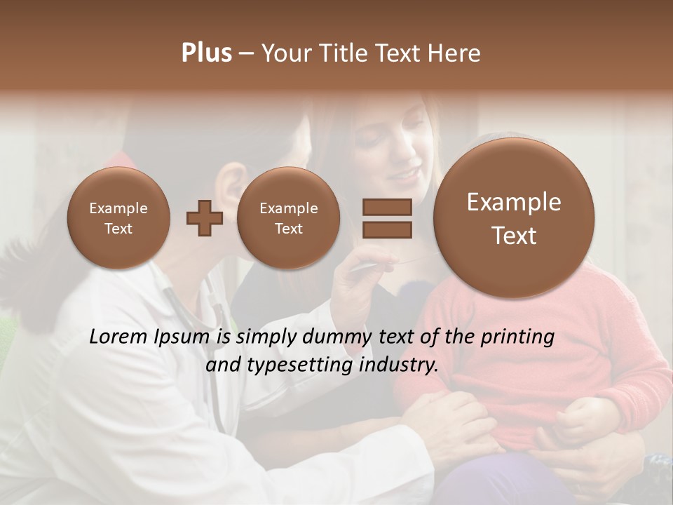 Paediatrician Mother Sick PowerPoint Template